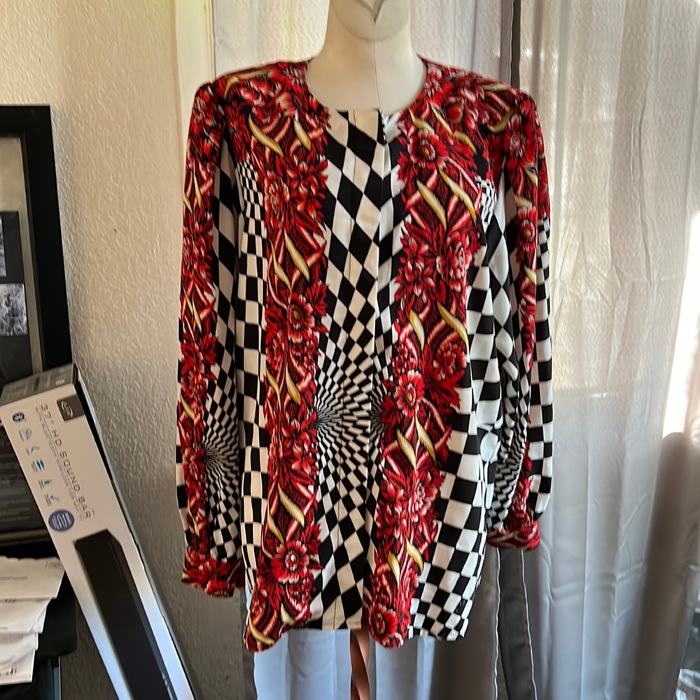 Geometric blouse